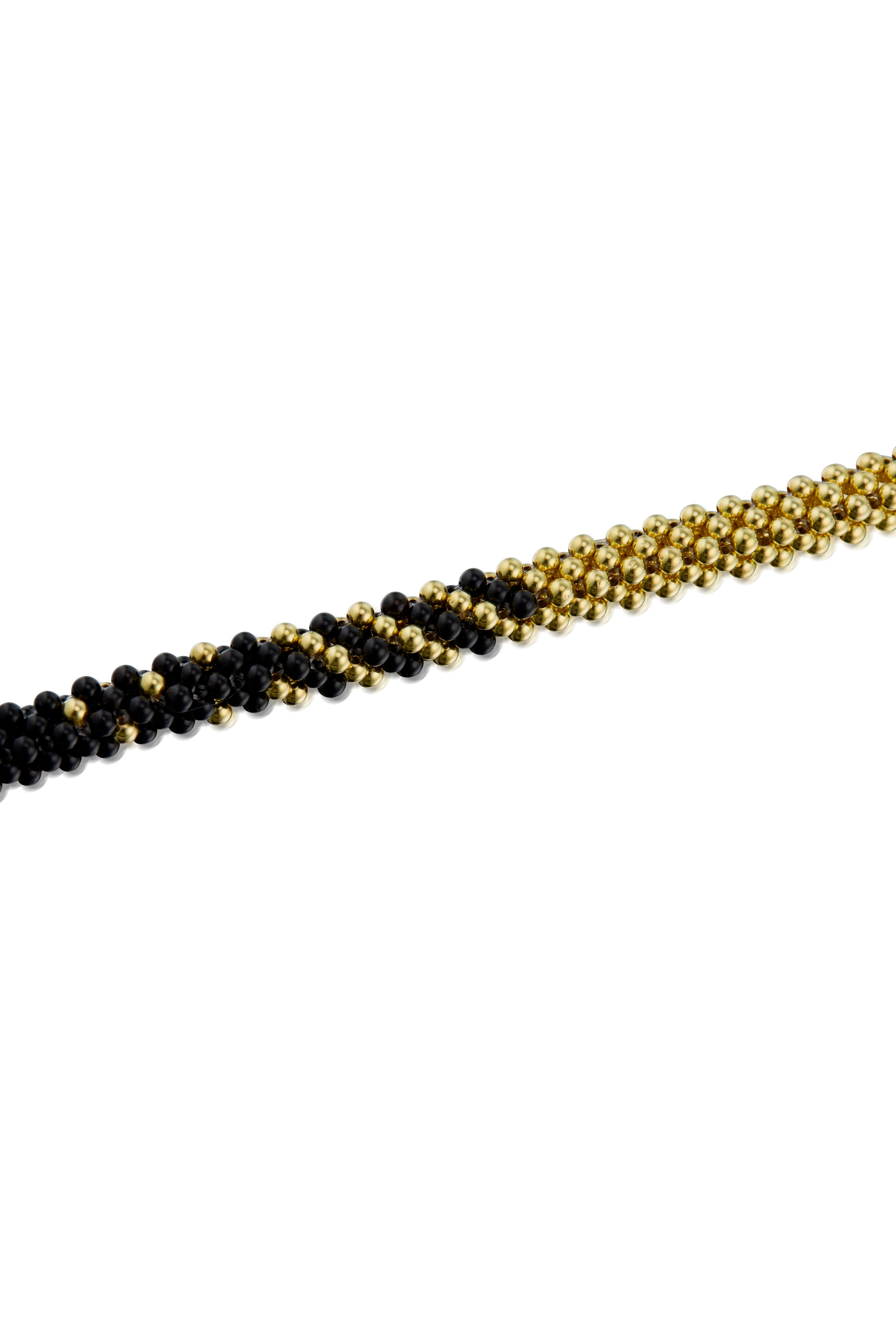 Onyx & Gold Bracelet