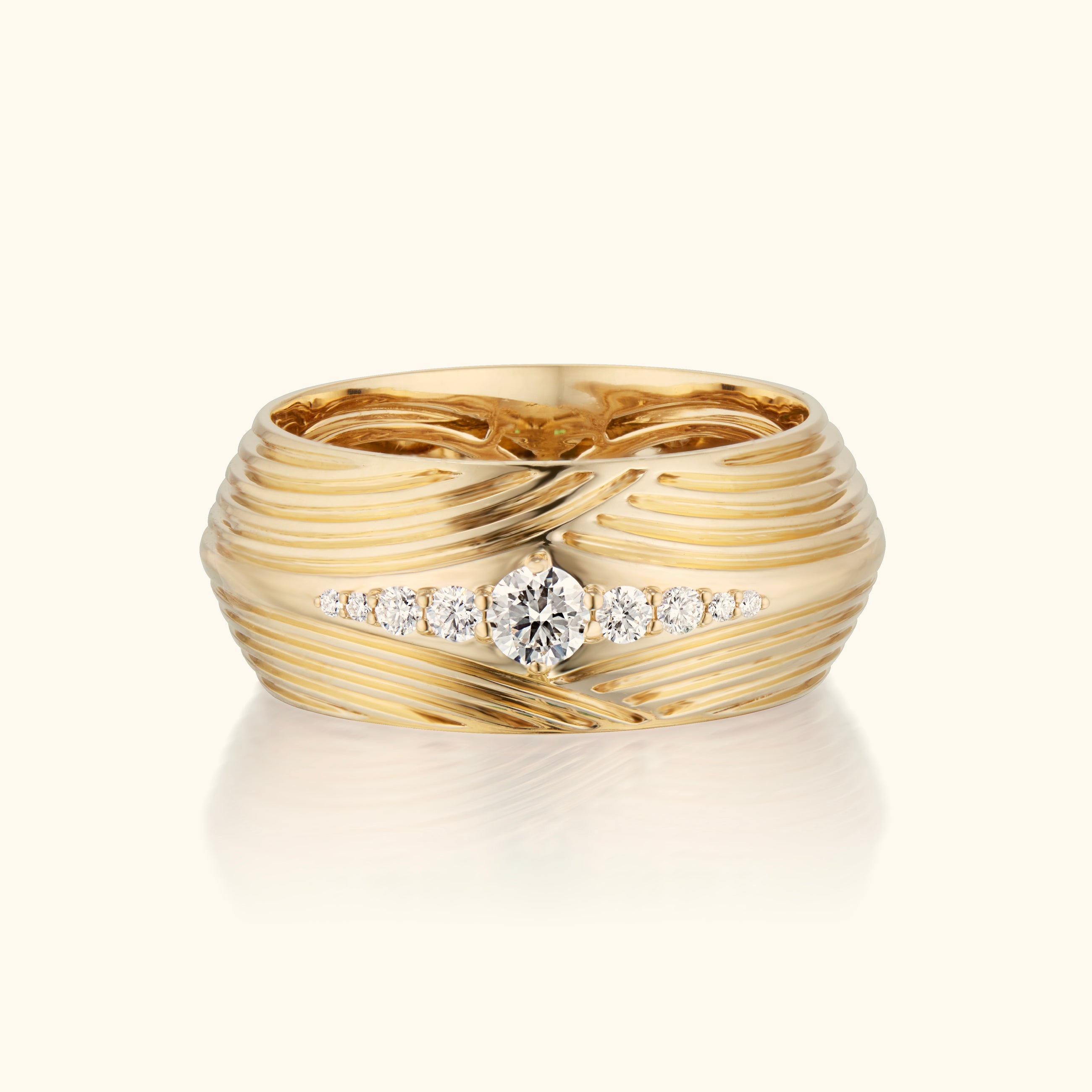 Braided Ring, Diamond