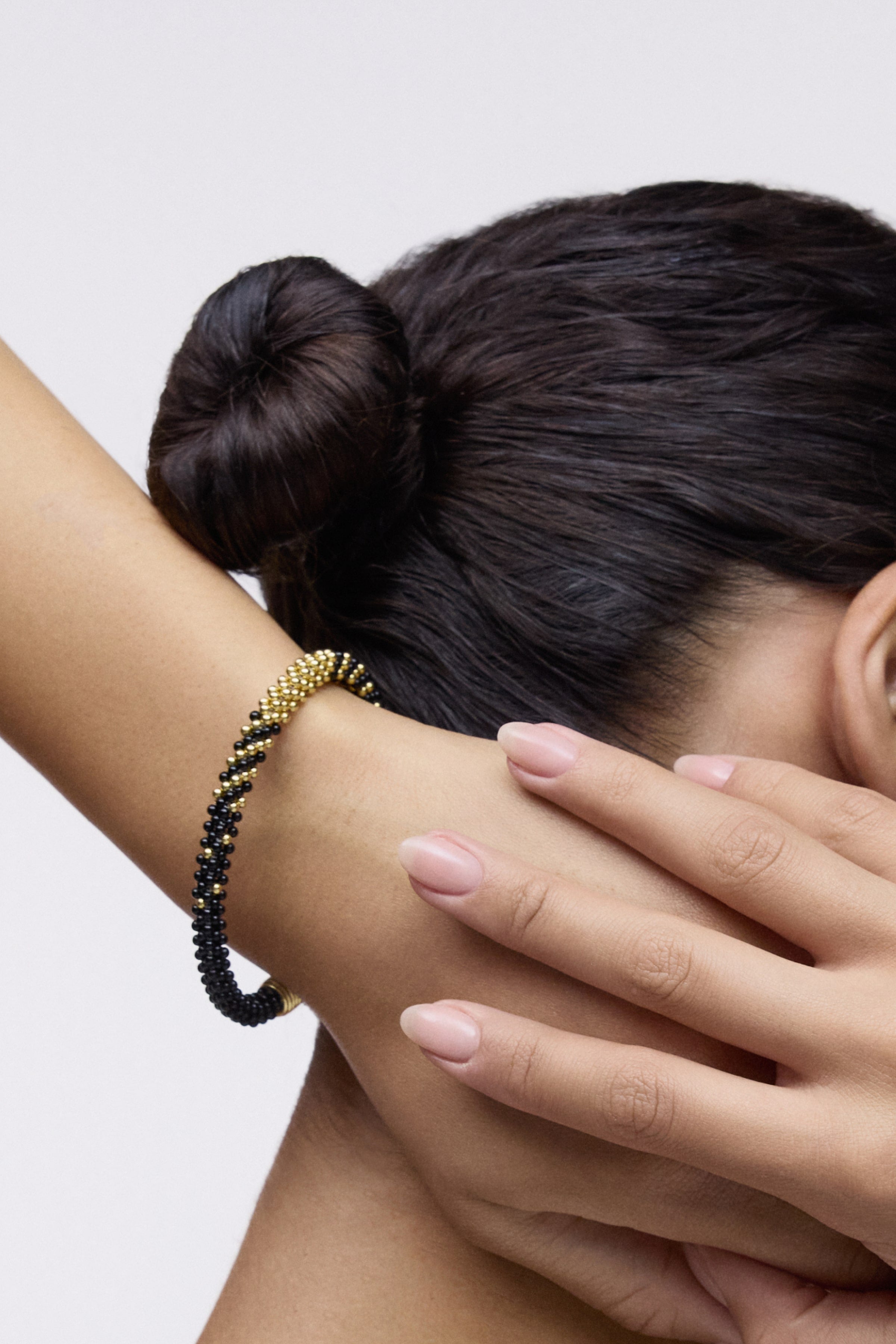 Onyx & Gold Bracelet