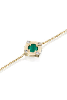 Compass Bracelet With Malachite