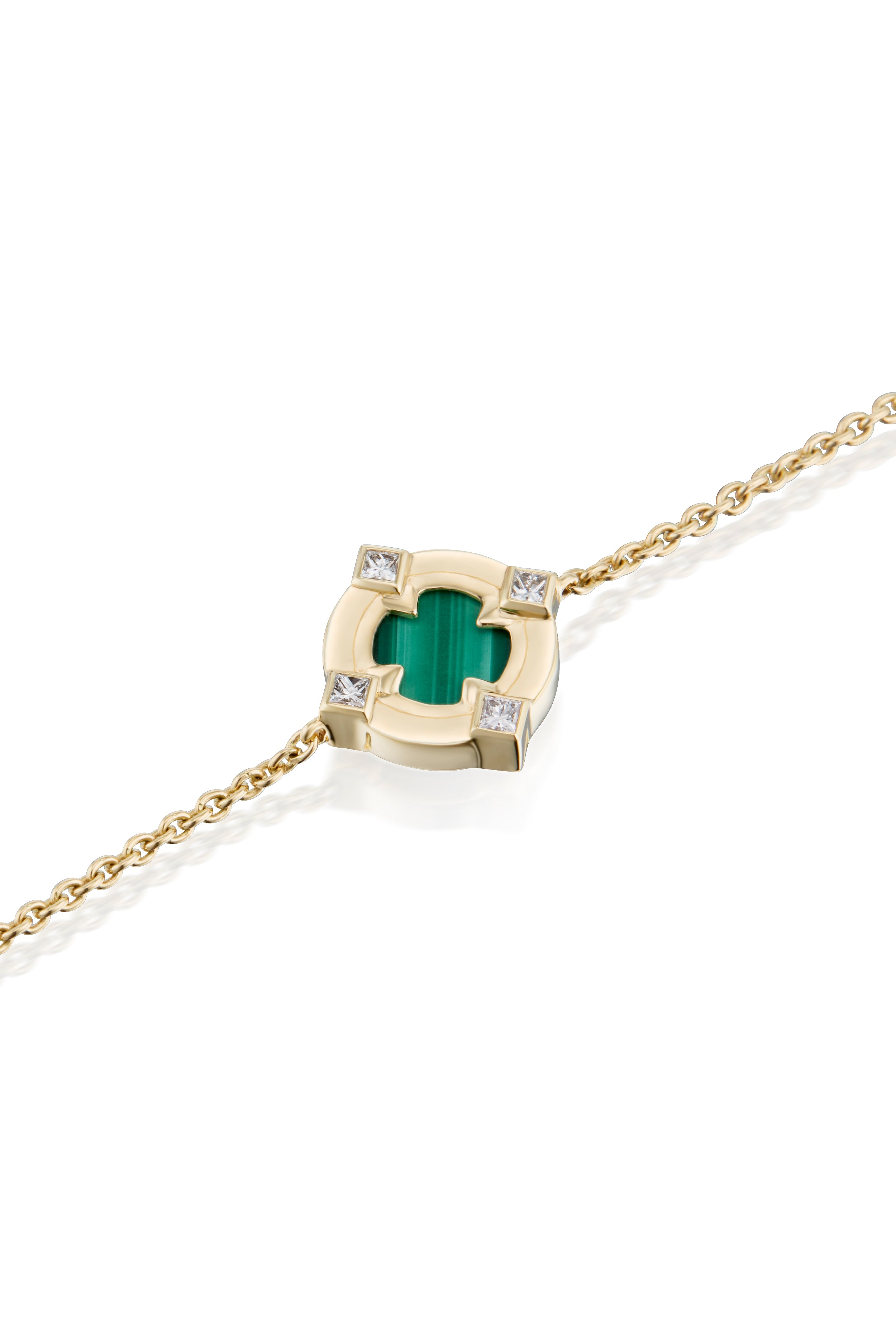 Compass Bracelet With Malachite