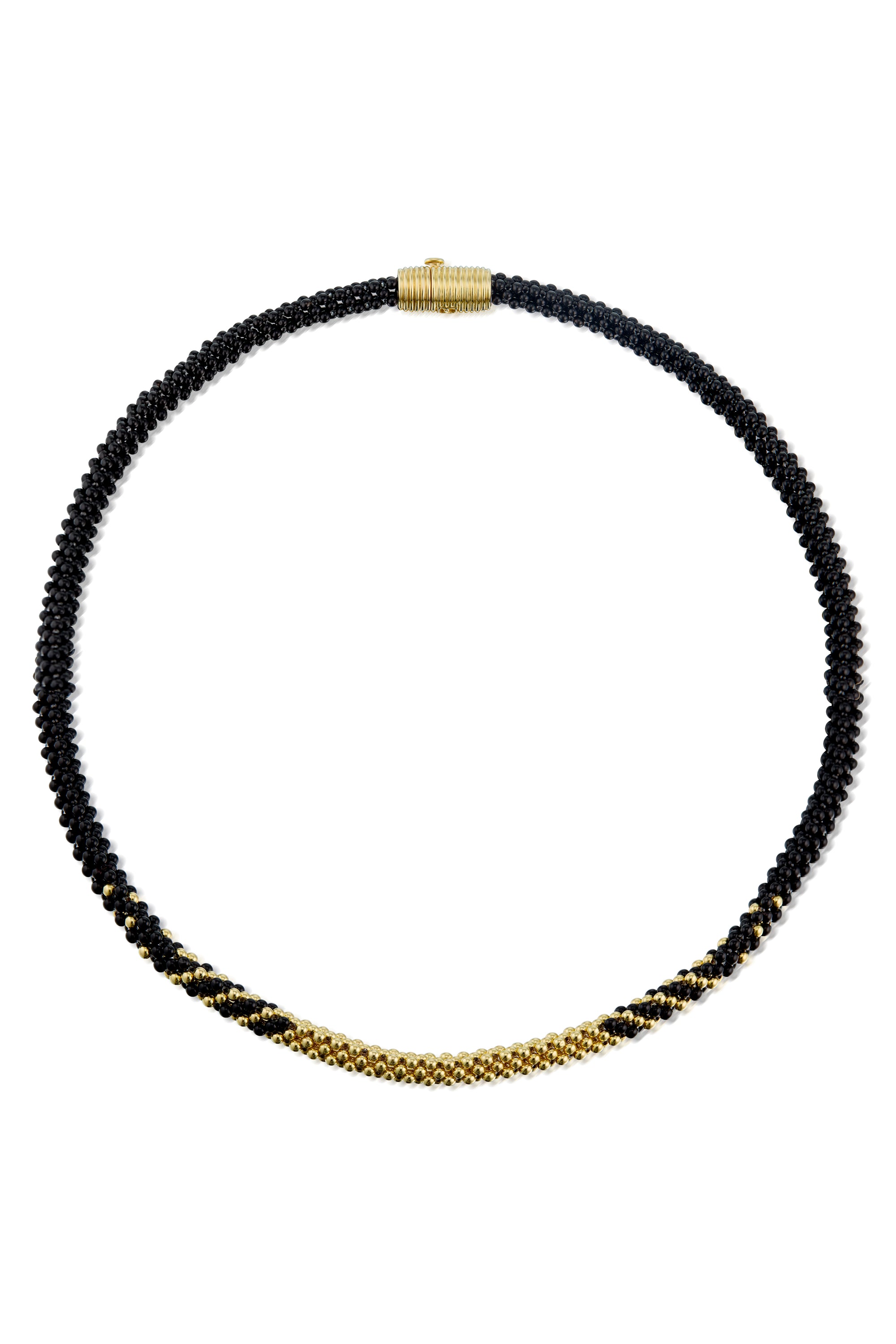 Onyx & Gold Necklace