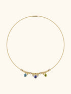 Trio Necklace, Blue