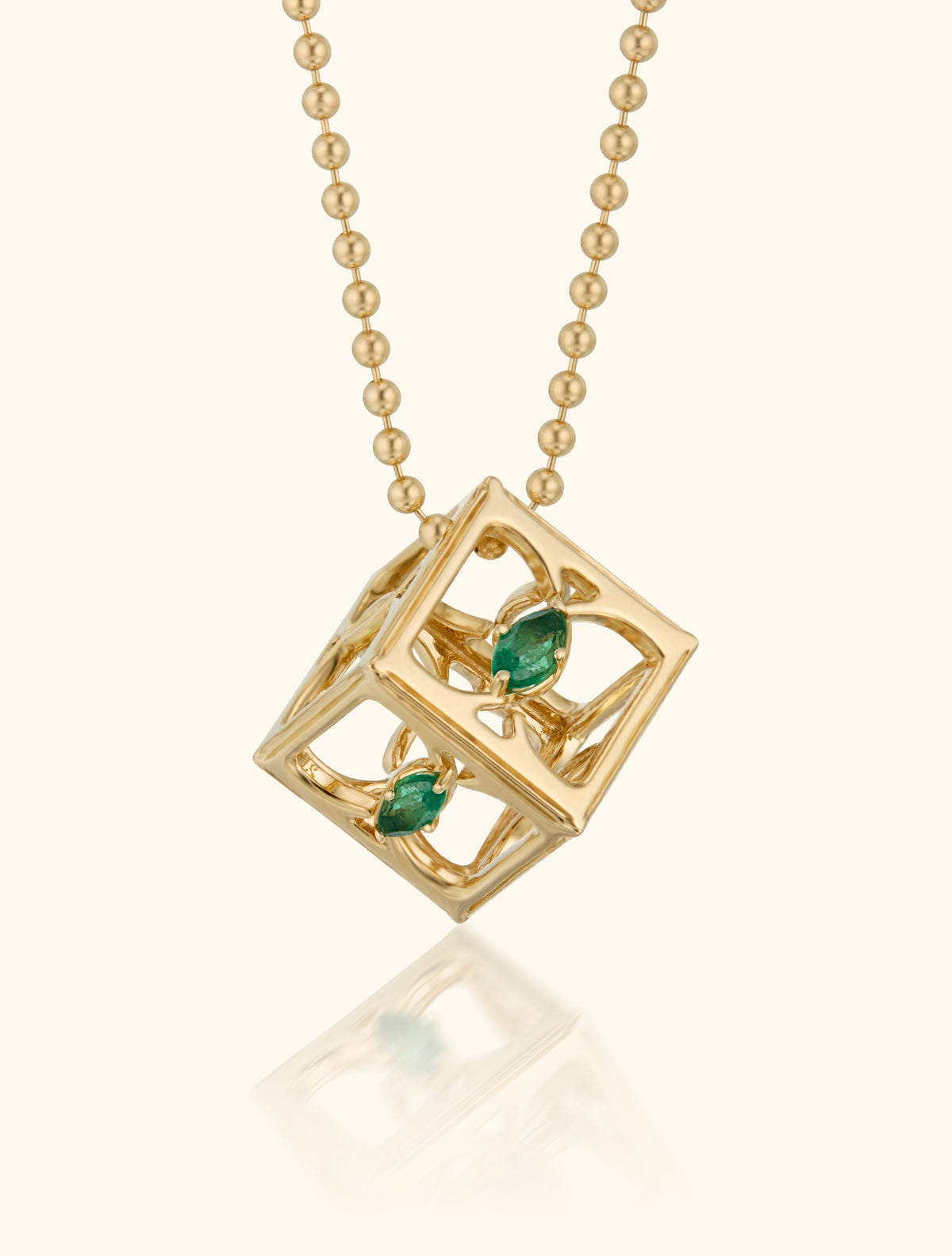 Axis Pendant, Emerald