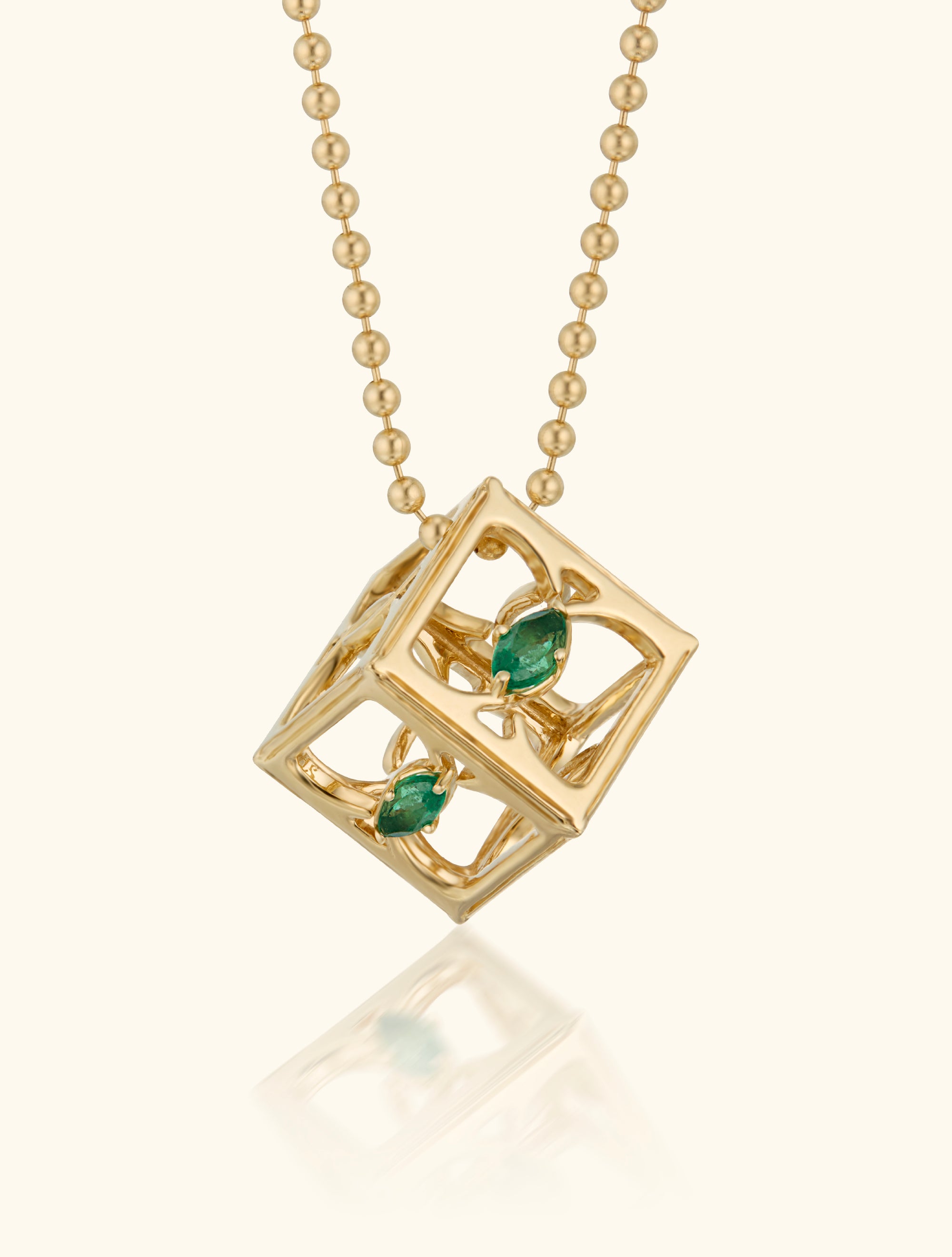 Axis Pendant, Emerald