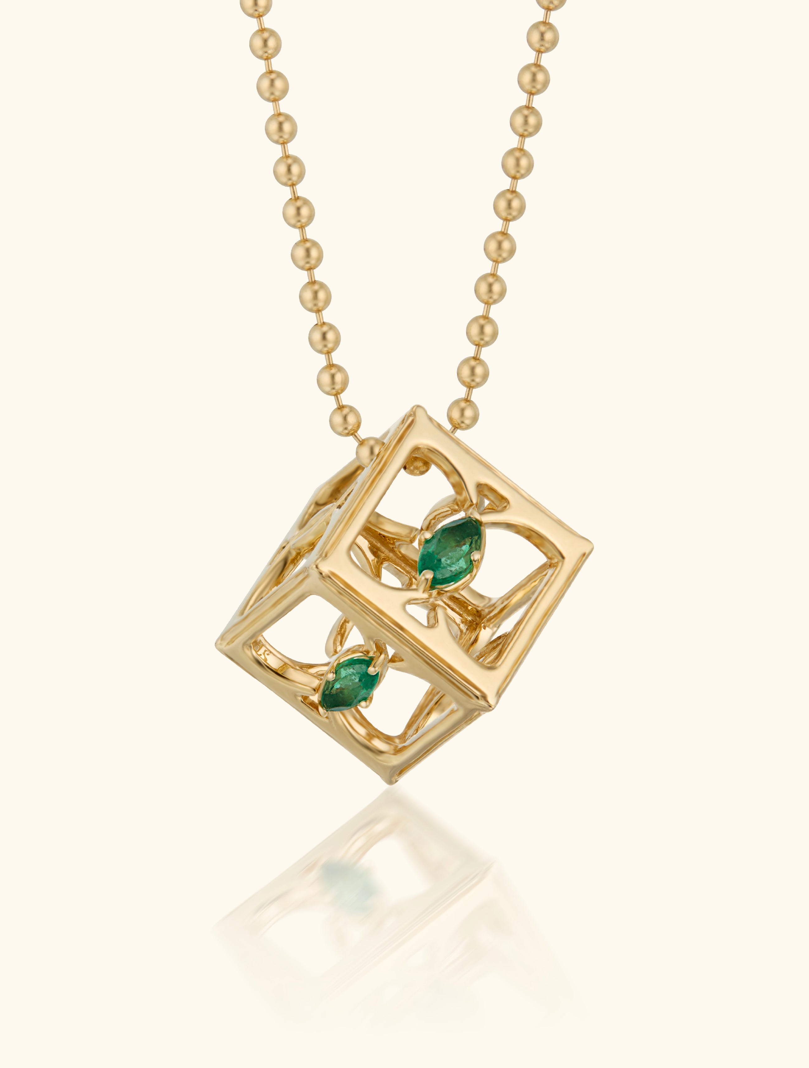 Axis Pendant, Emerald