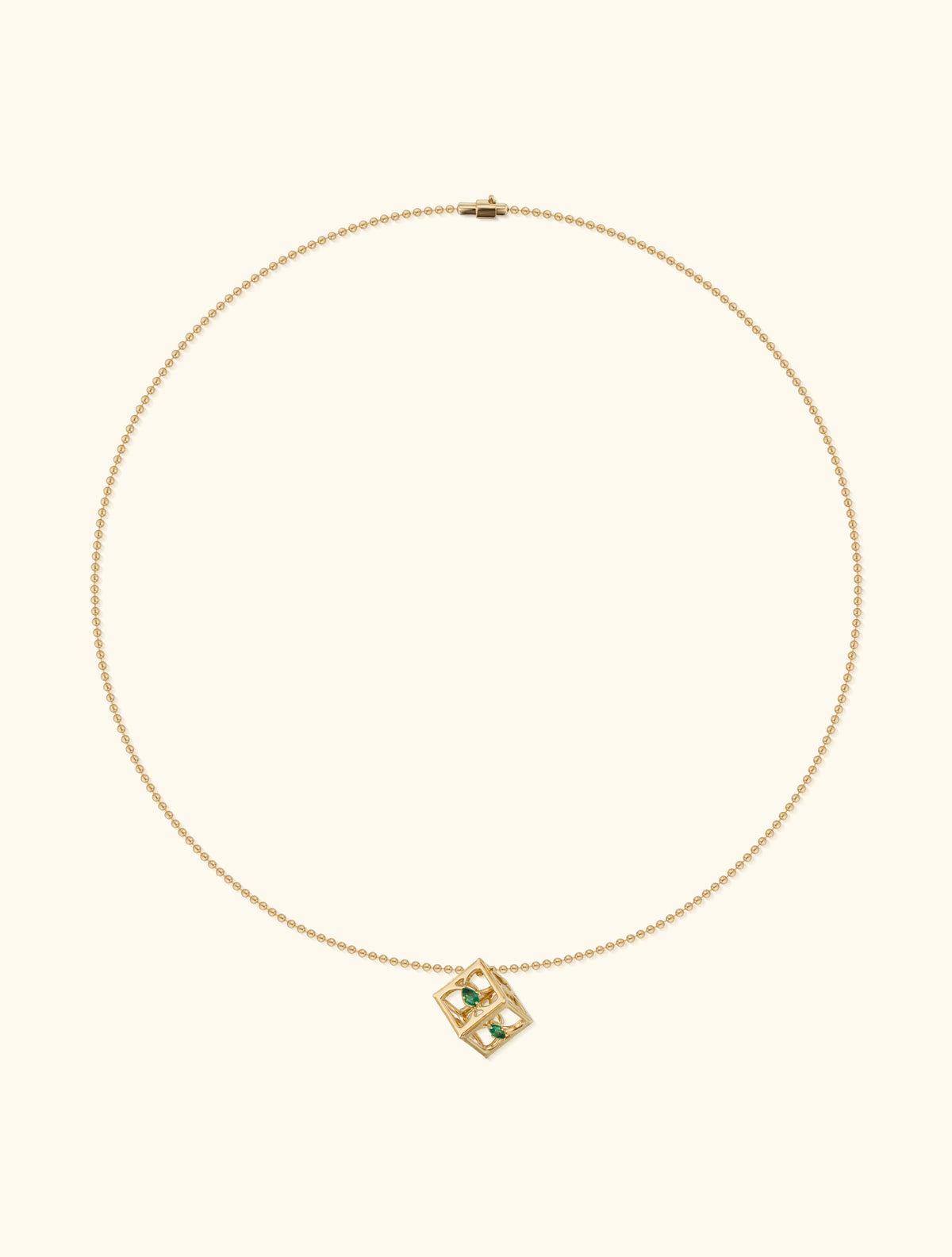Axis Pendant, Emerald
