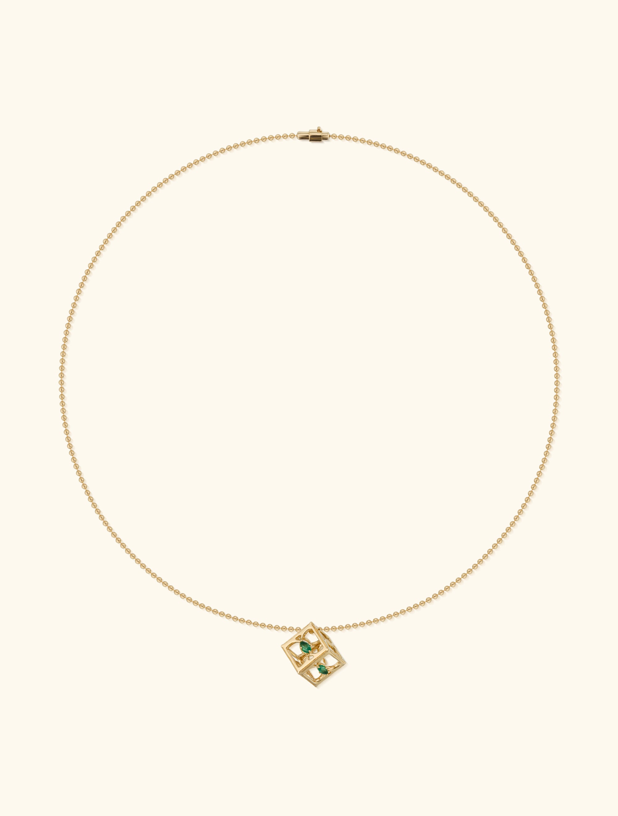 Axis Pendant, Emerald