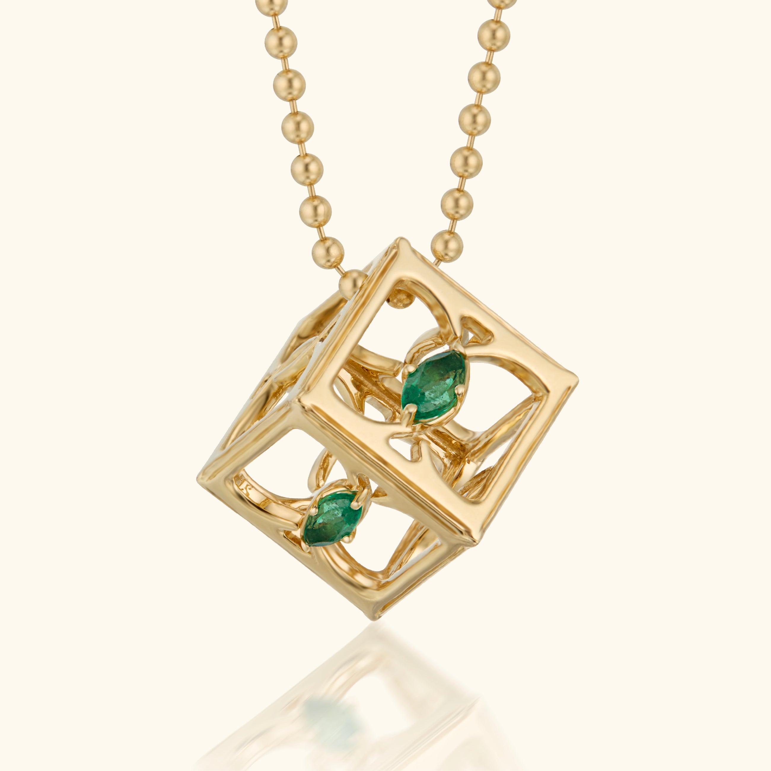 Axis Pendant, Emerald