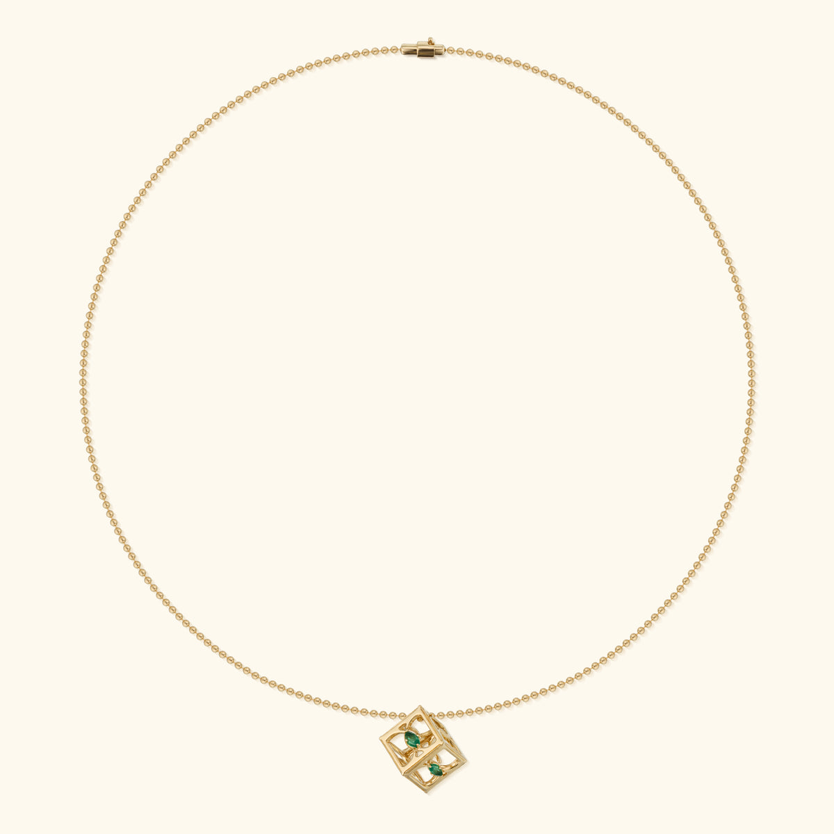 Axis Pendant, Emerald