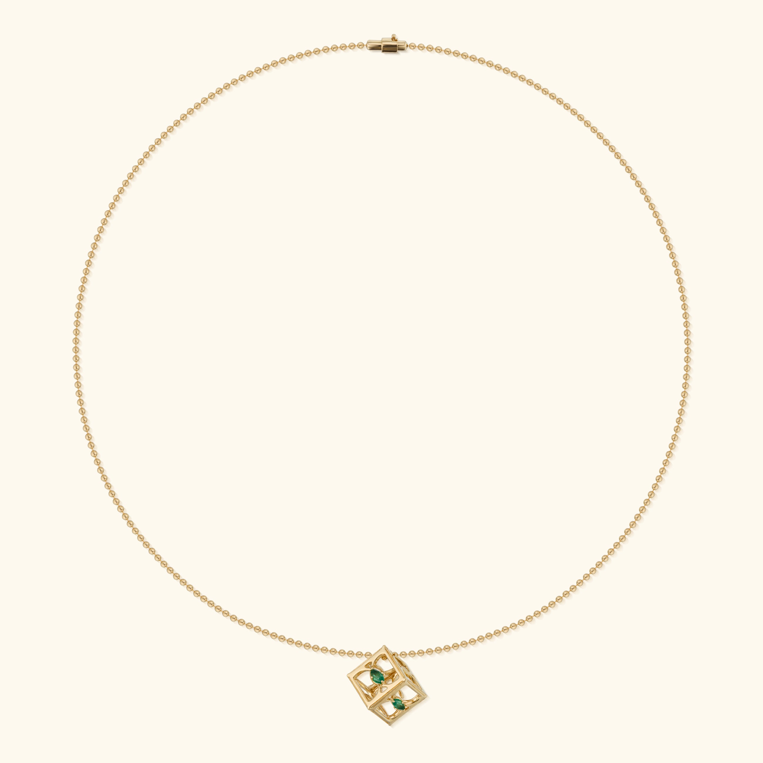 Axis Pendant, Emerald