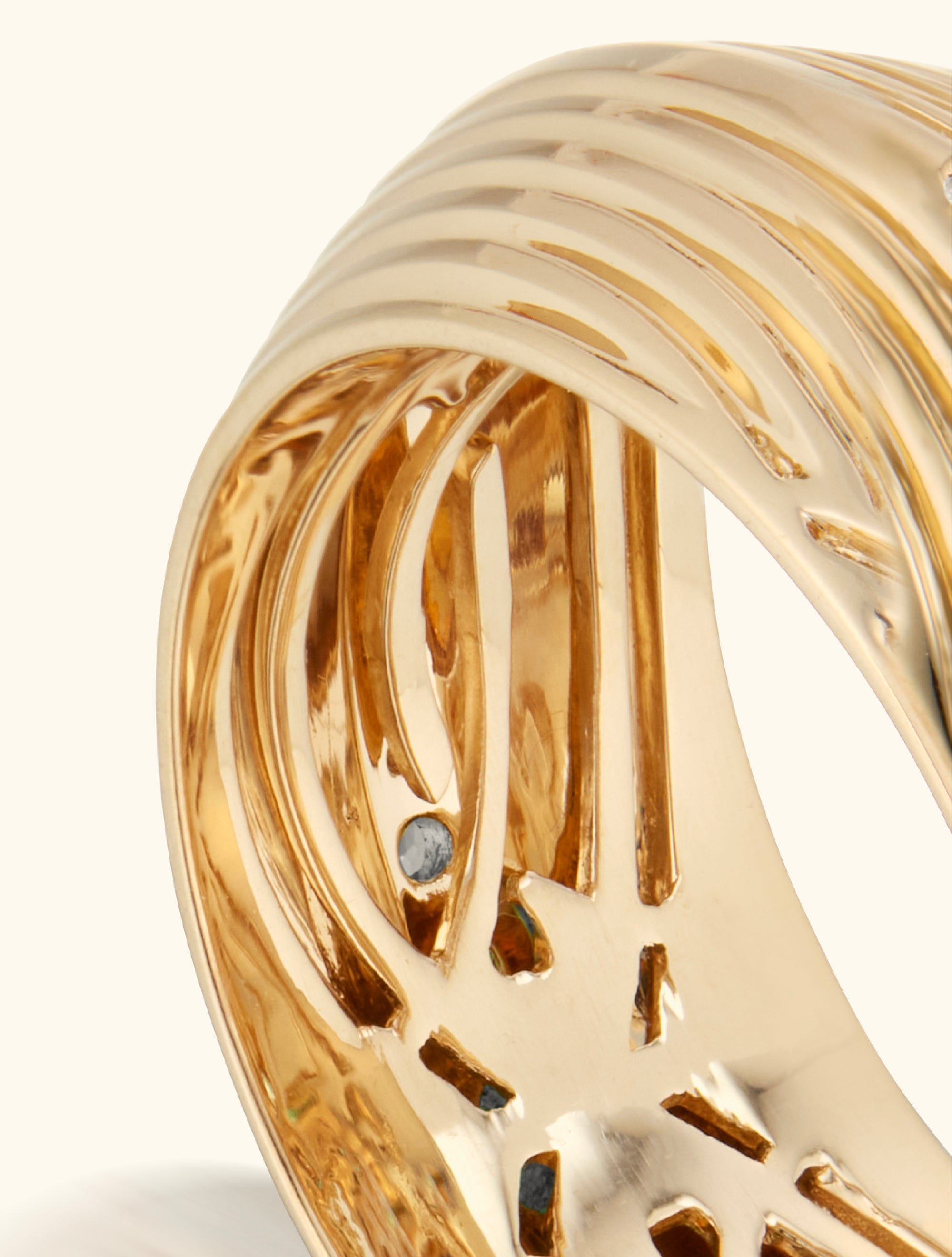 Braided Ring, Diamond