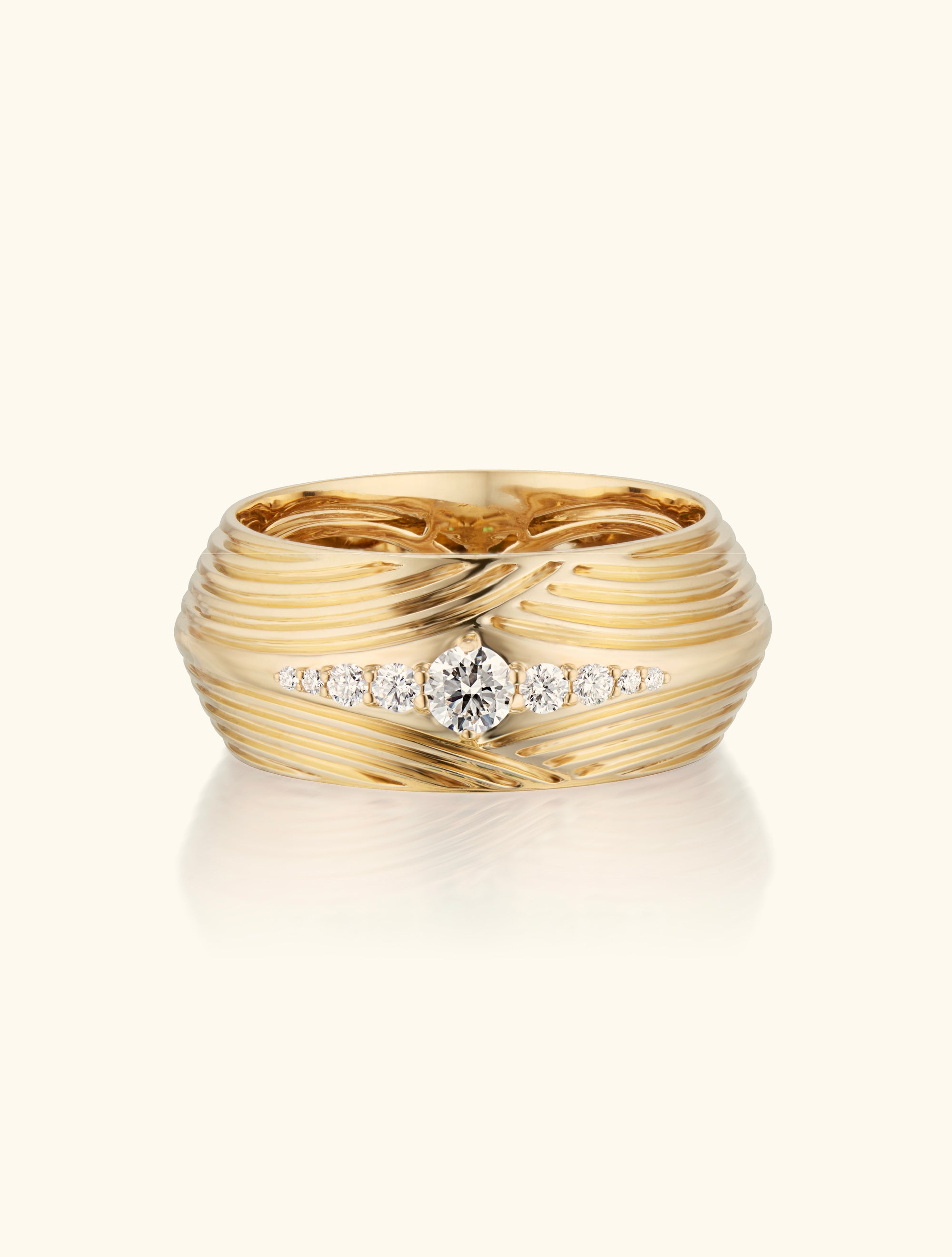 Braided Ring, Diamond