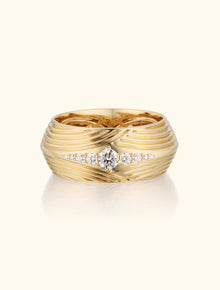 Braided Ring, Diamond