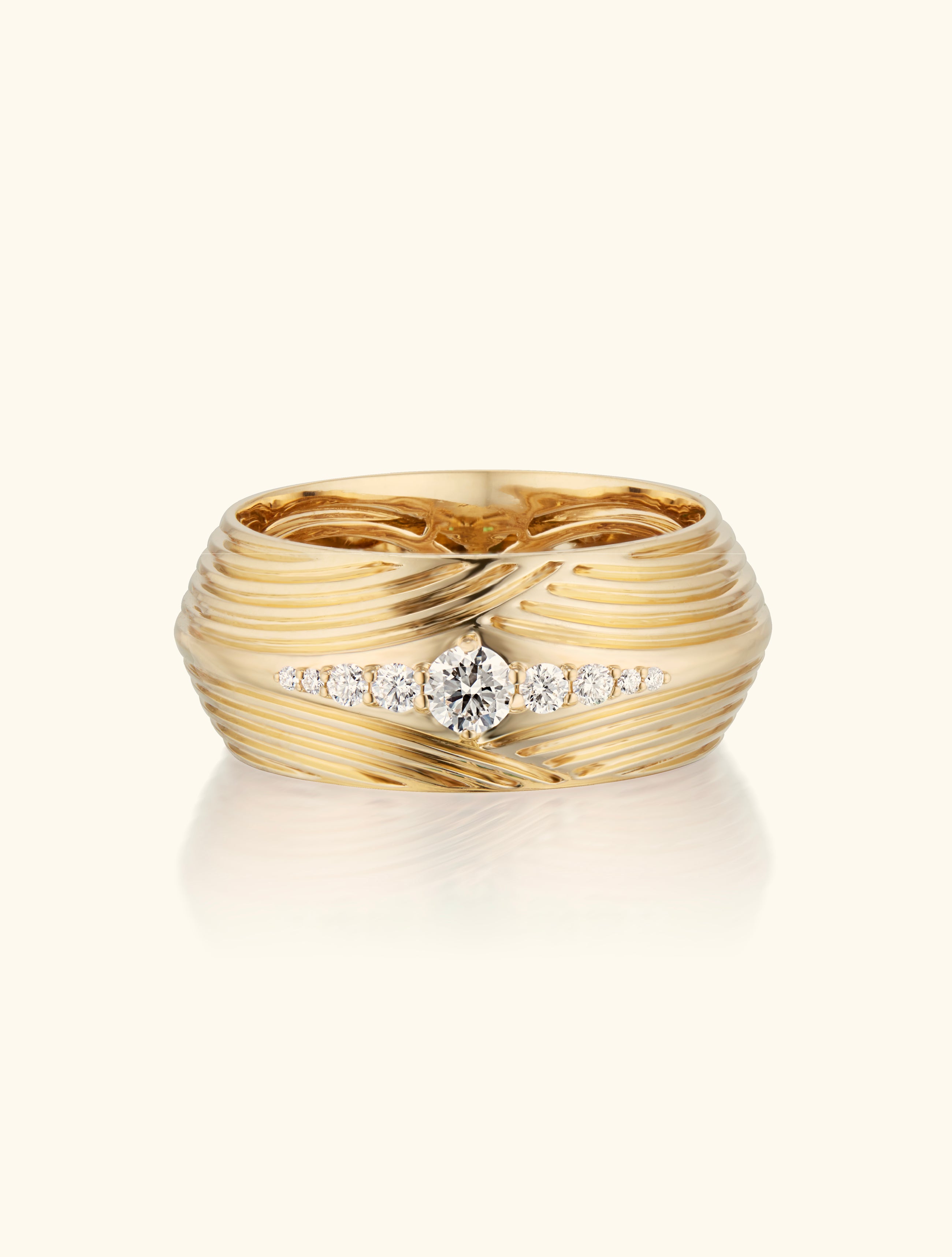 Braided Ring, Diamond