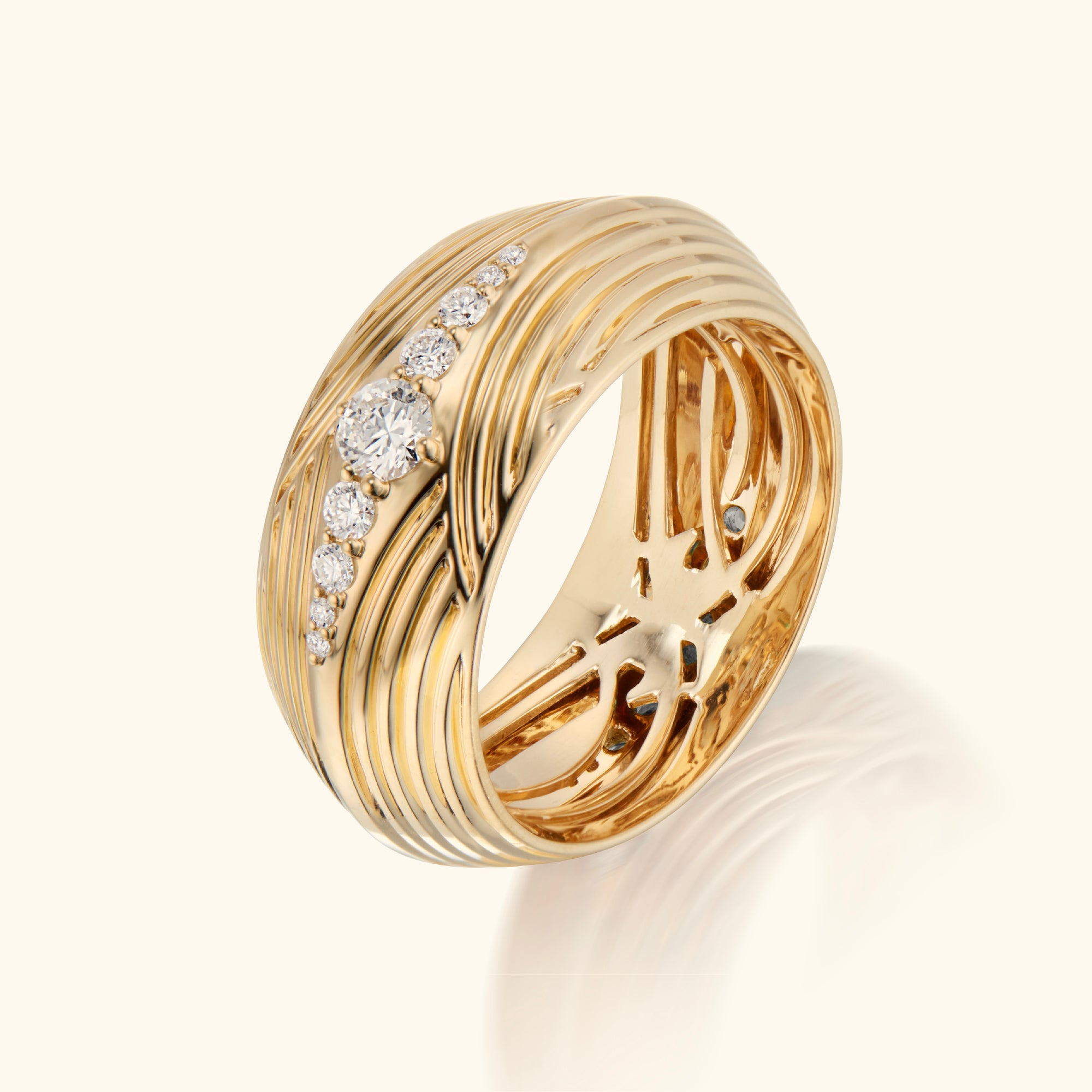 Braided Ring, Diamond