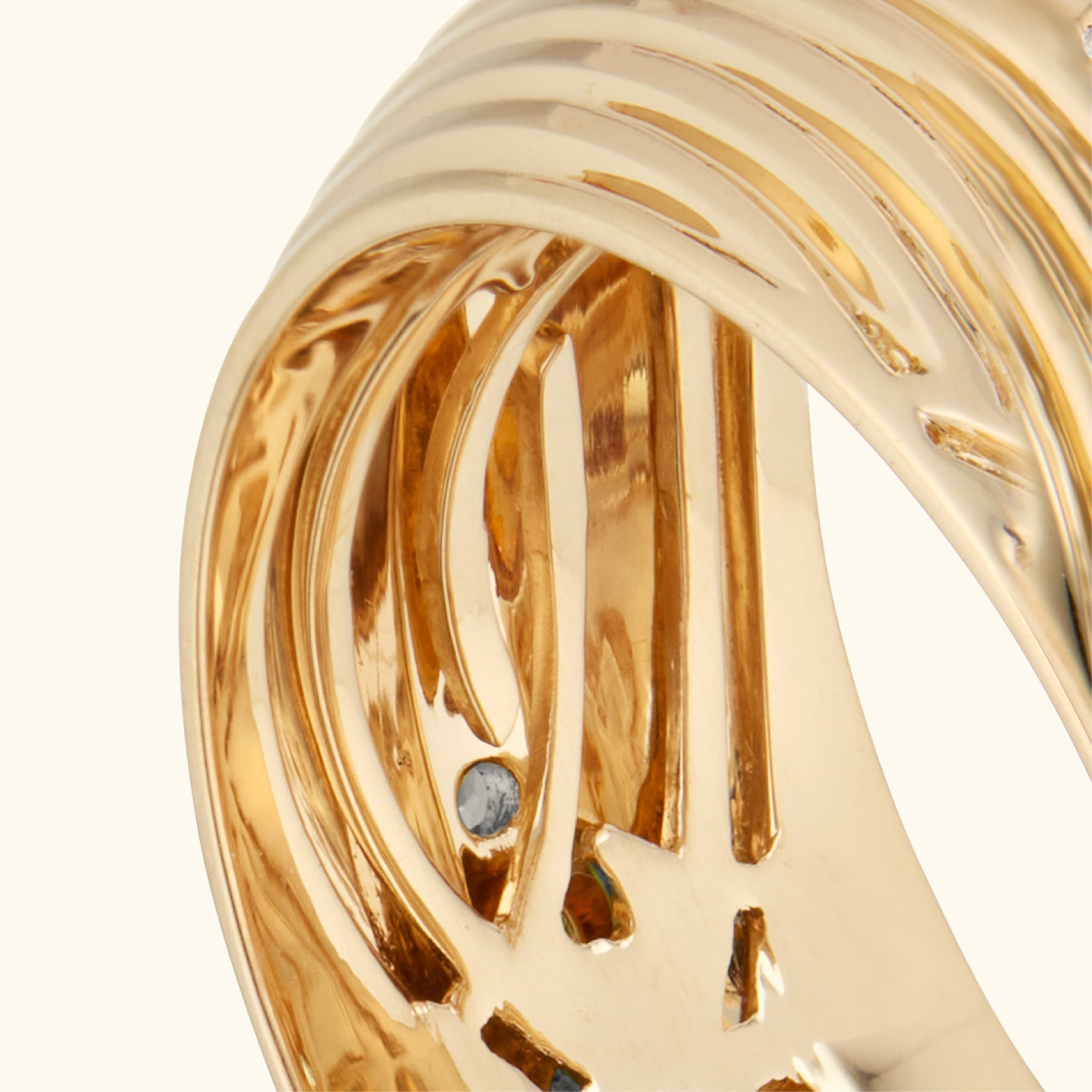 Braided Ring, Diamond