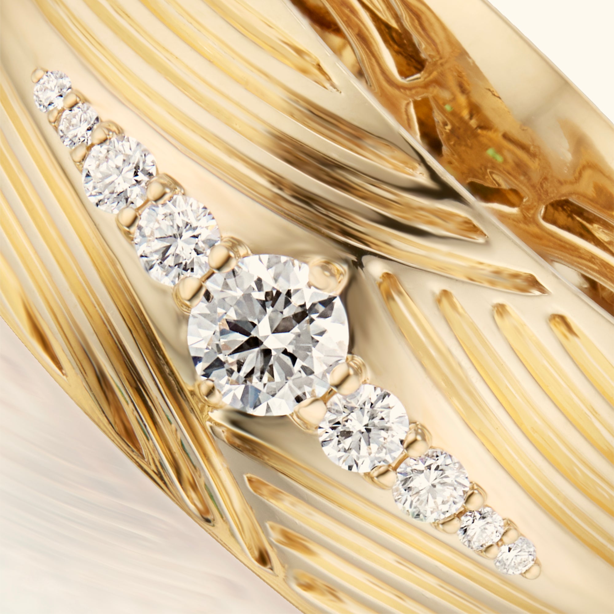 Braided Ring, Diamond