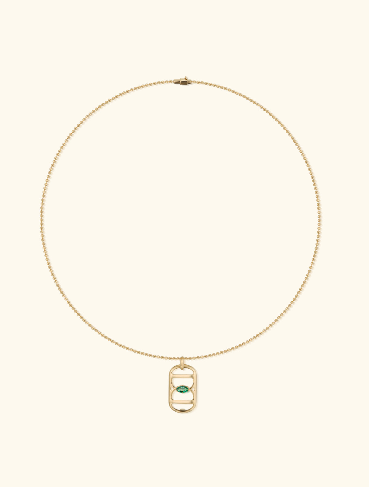 Embrace Pendant, Emerald