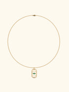 Embrace Pendant, Emerald