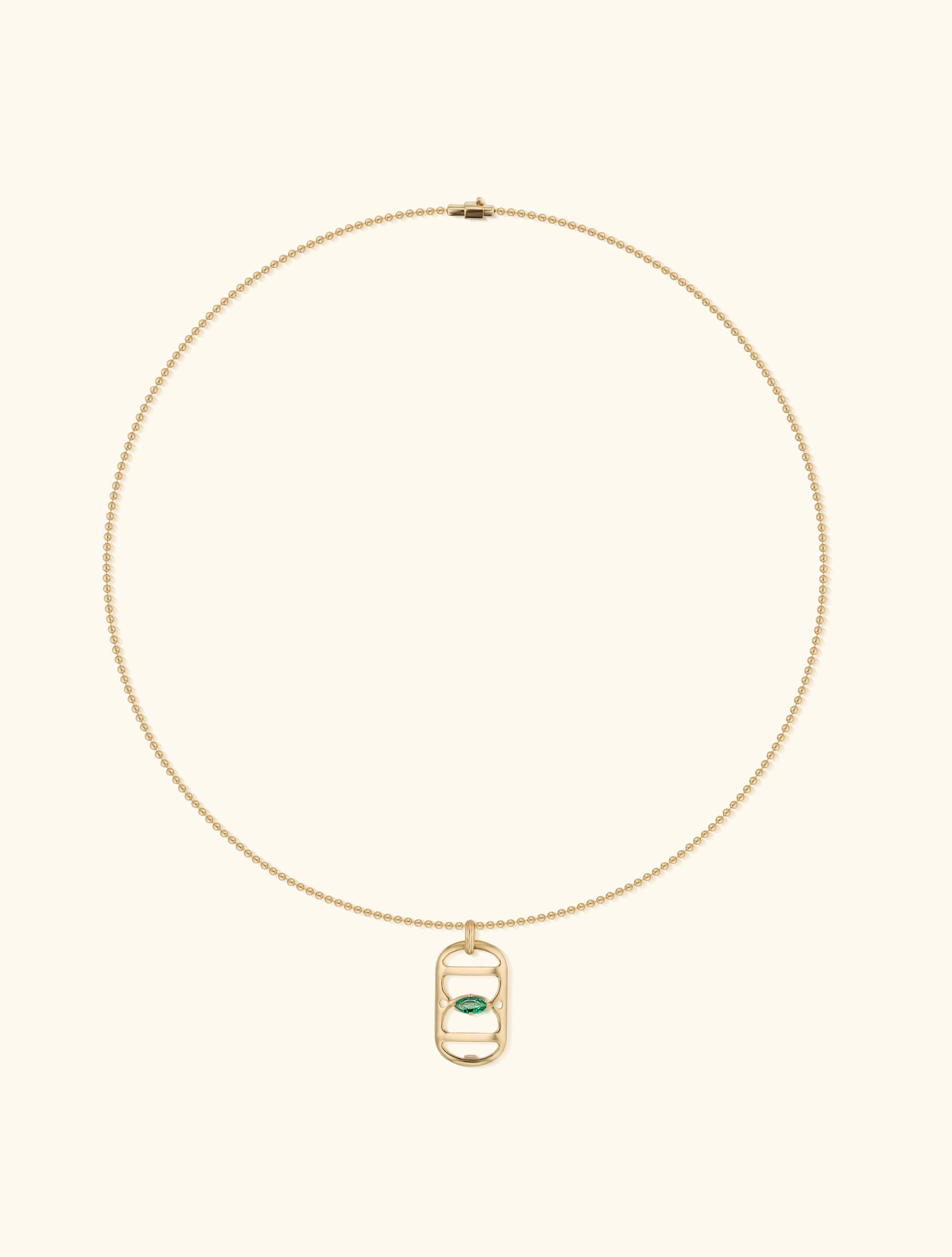 Embrace Pendant, Emerald