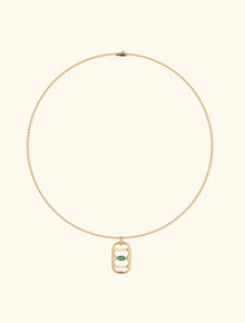 Embrace Pendant, Emerald