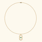 Embrace Pendant, Emerald