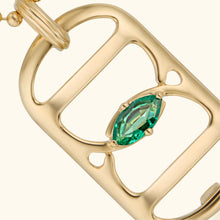 Embrace Pendant, Emerald
