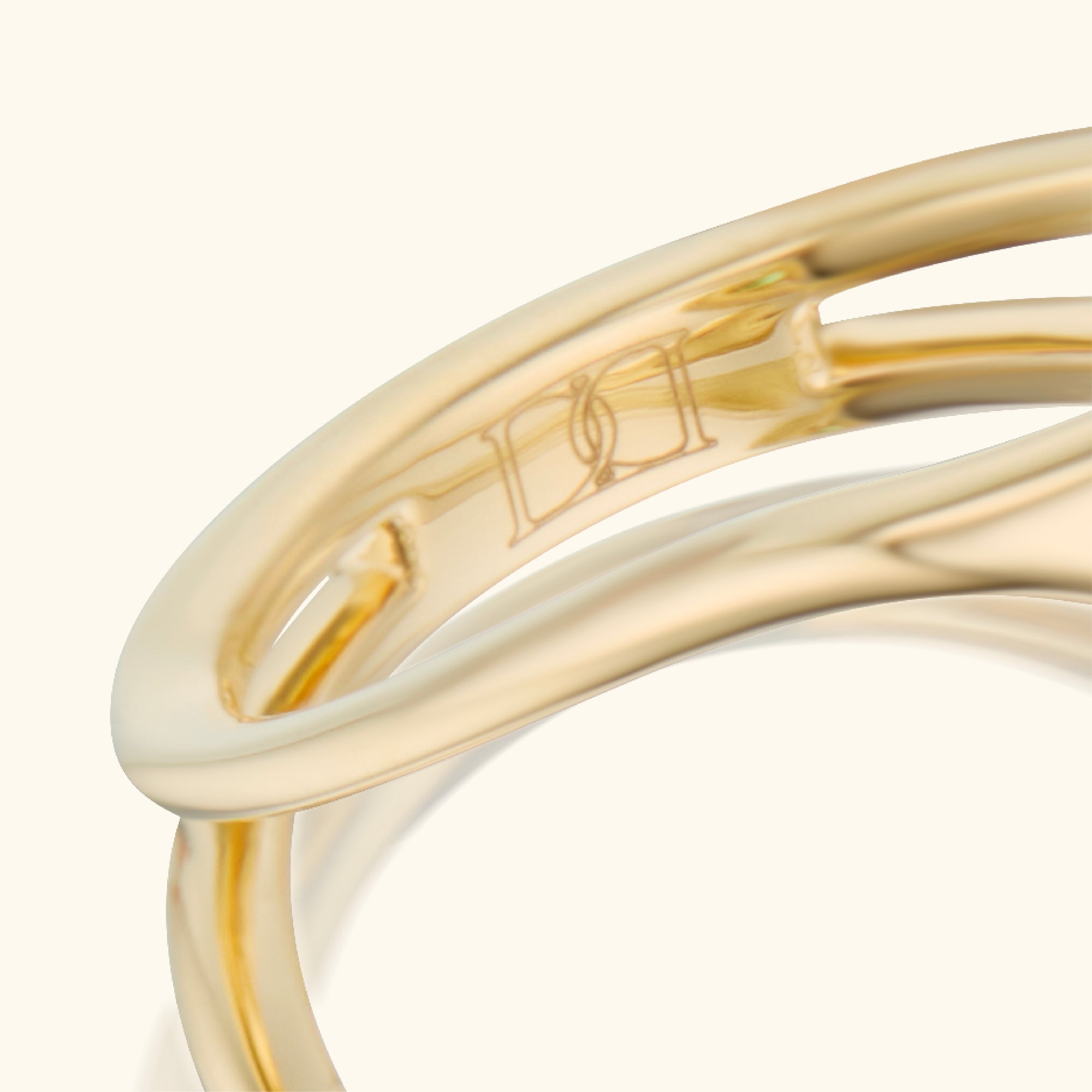 Embrace Ring, Emerald