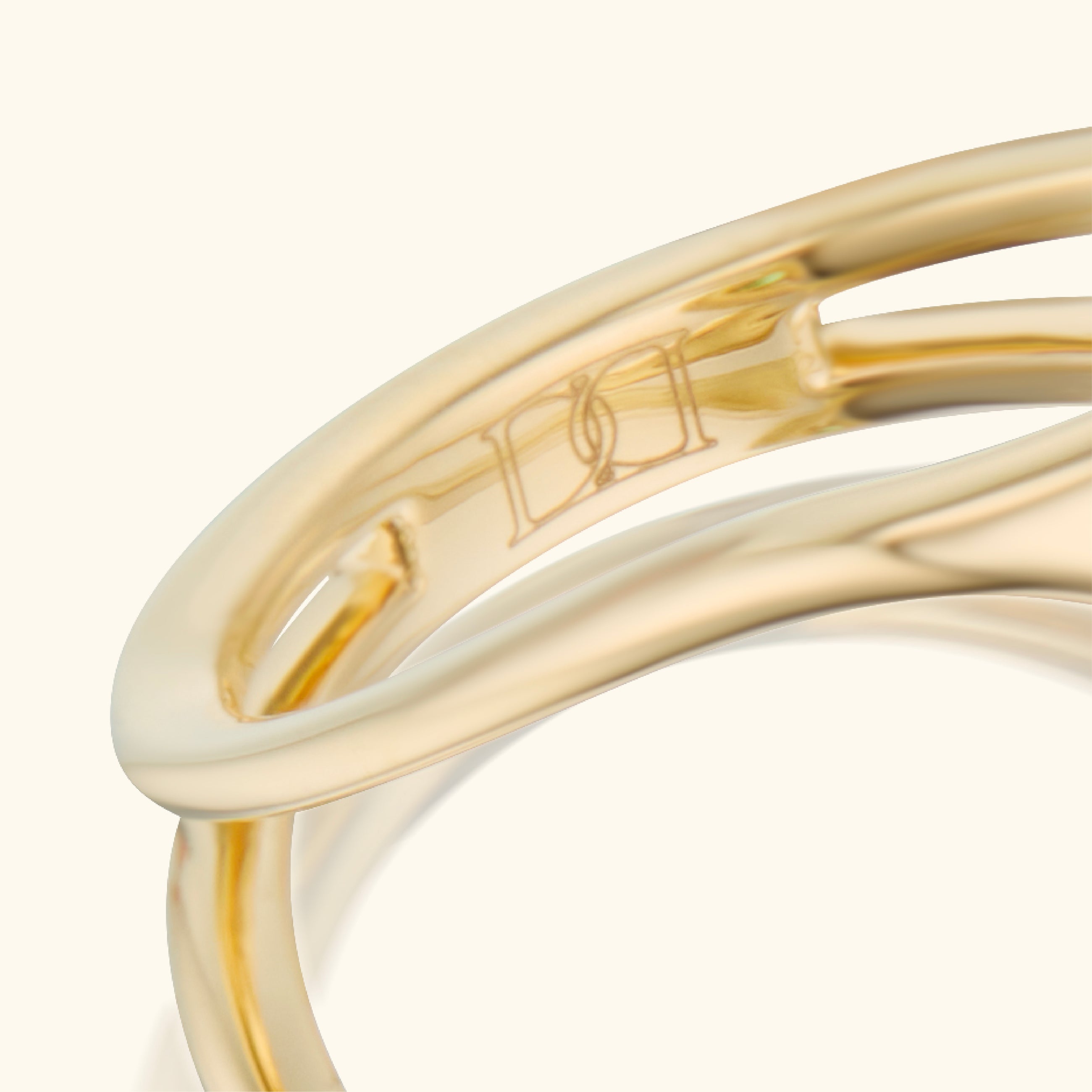 Embrace Ring, Emerald
