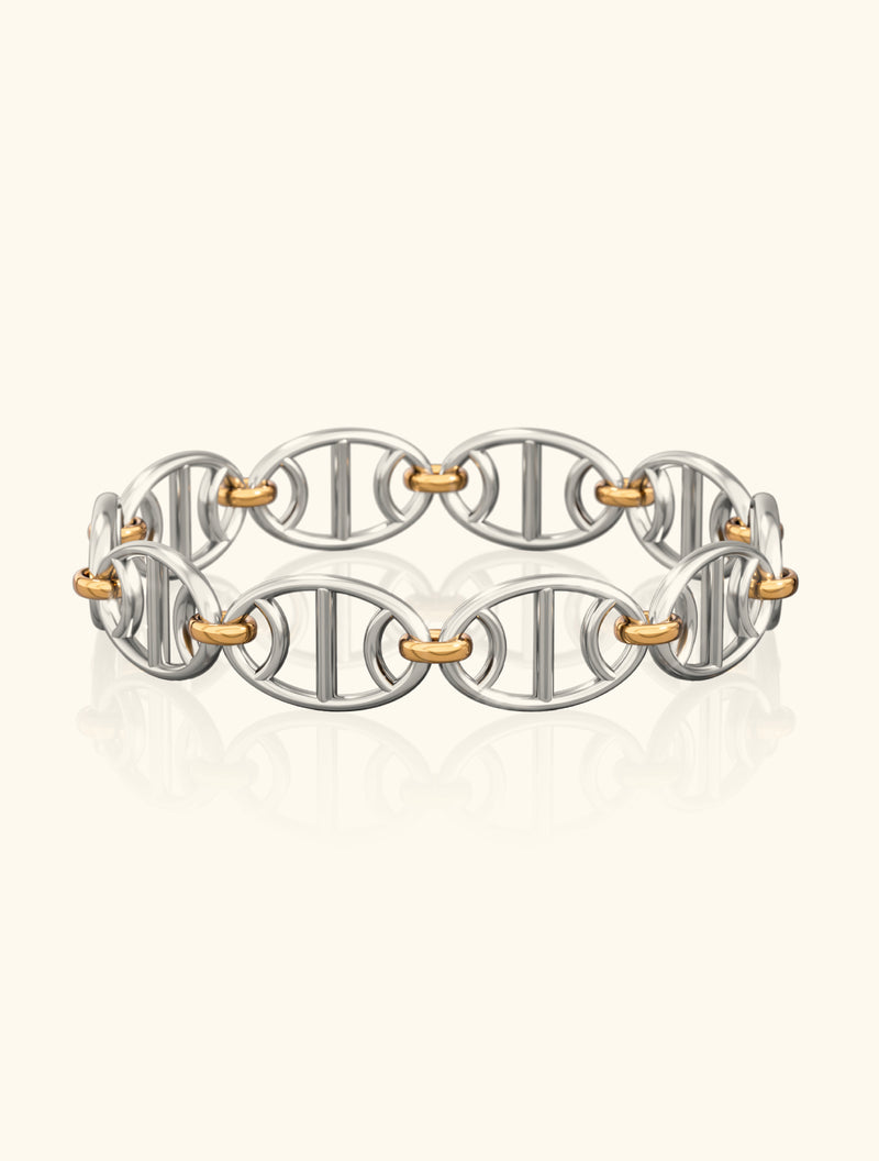 Orbit Bracelet, Gold & Silver