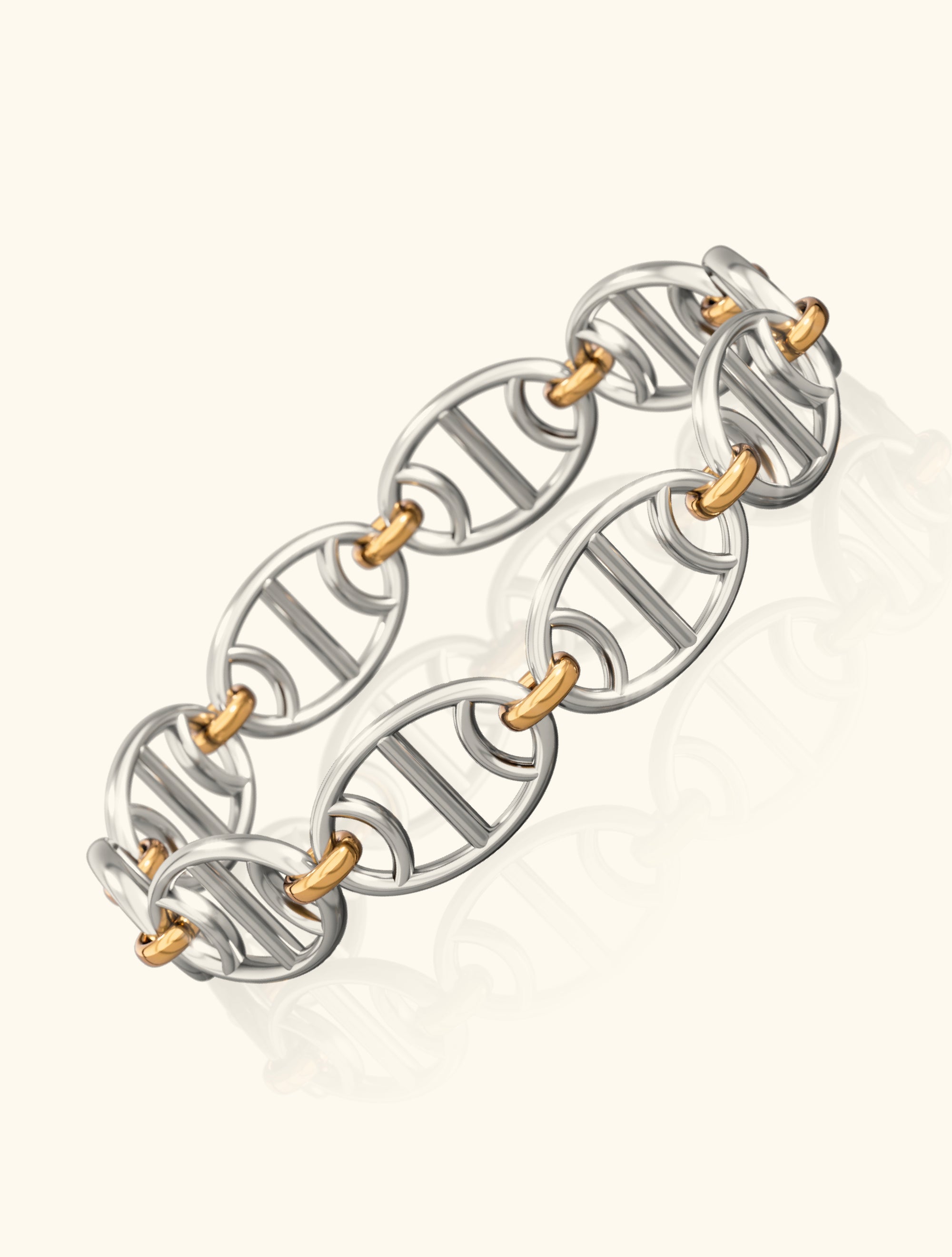 Orbit Bracelet, Gold & Silver