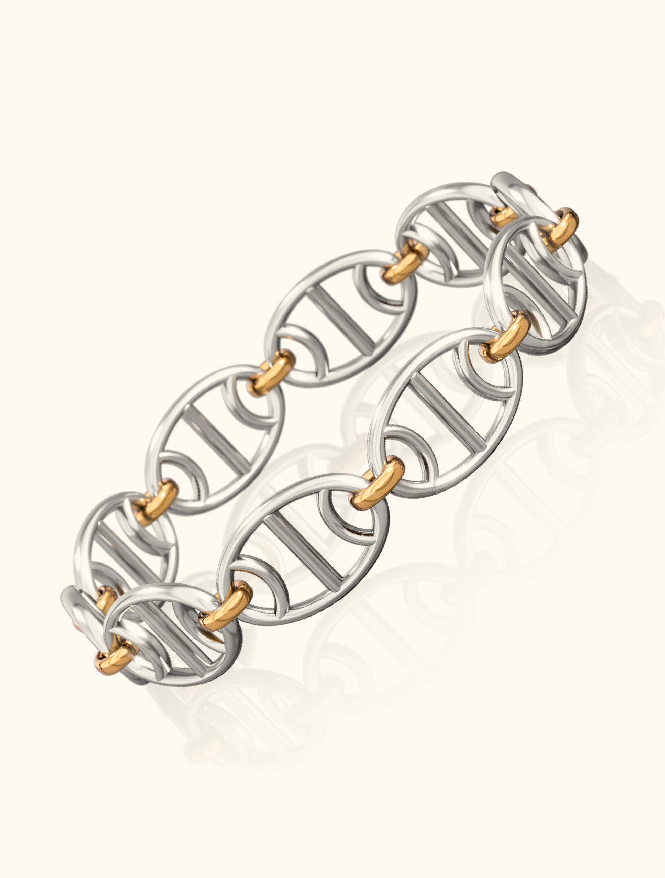Orbit Bracelet, Gold & Silver