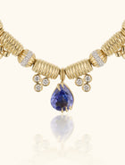Trio Necklace, Blue
