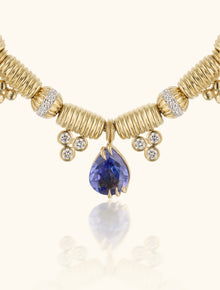 Trio Necklace, Blue