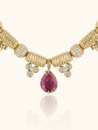 Trio Necklace, Pink