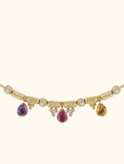 Trio Necklace, Pink
