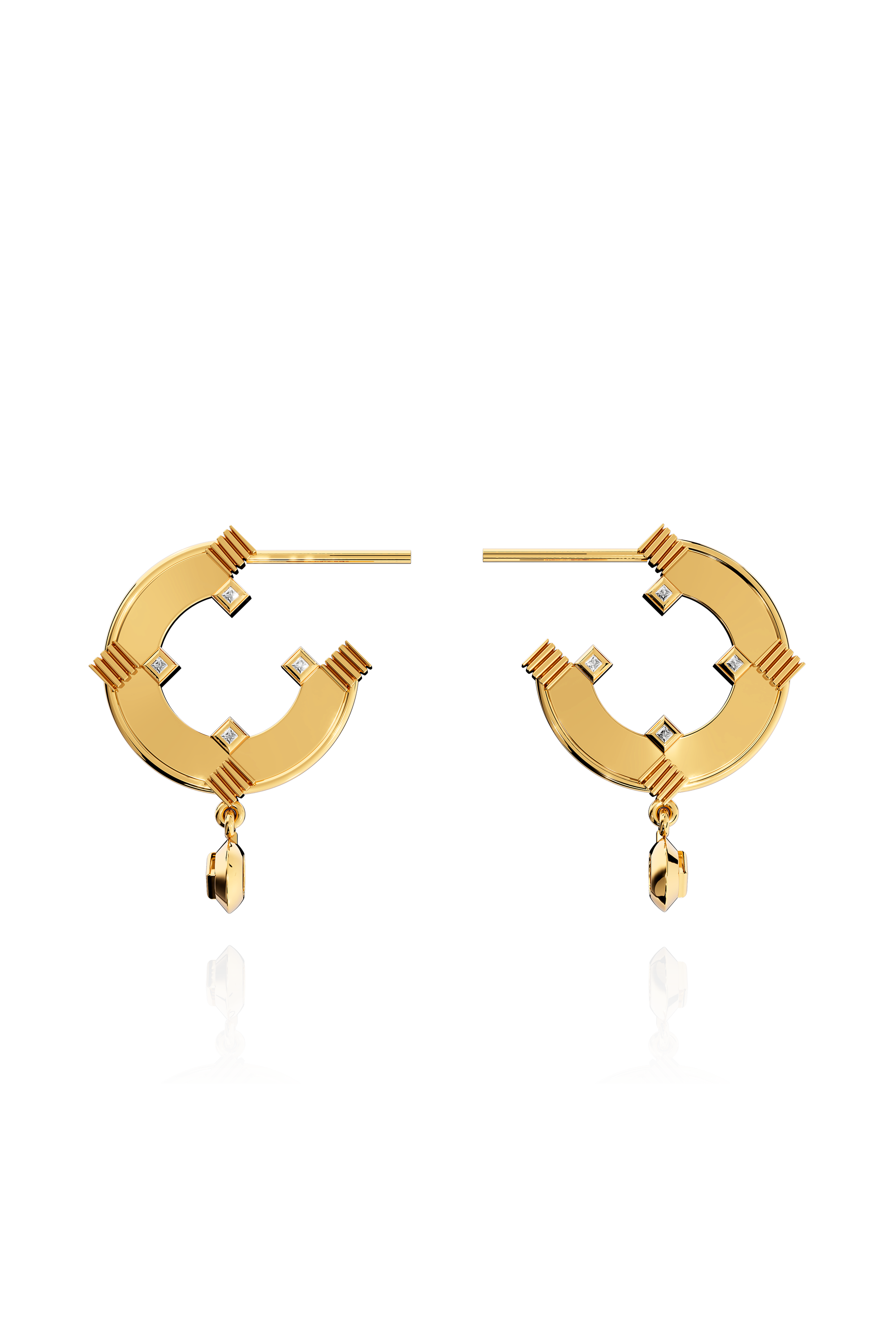 Compass Earring