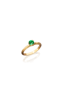Solitaire Ring With Tourmaline