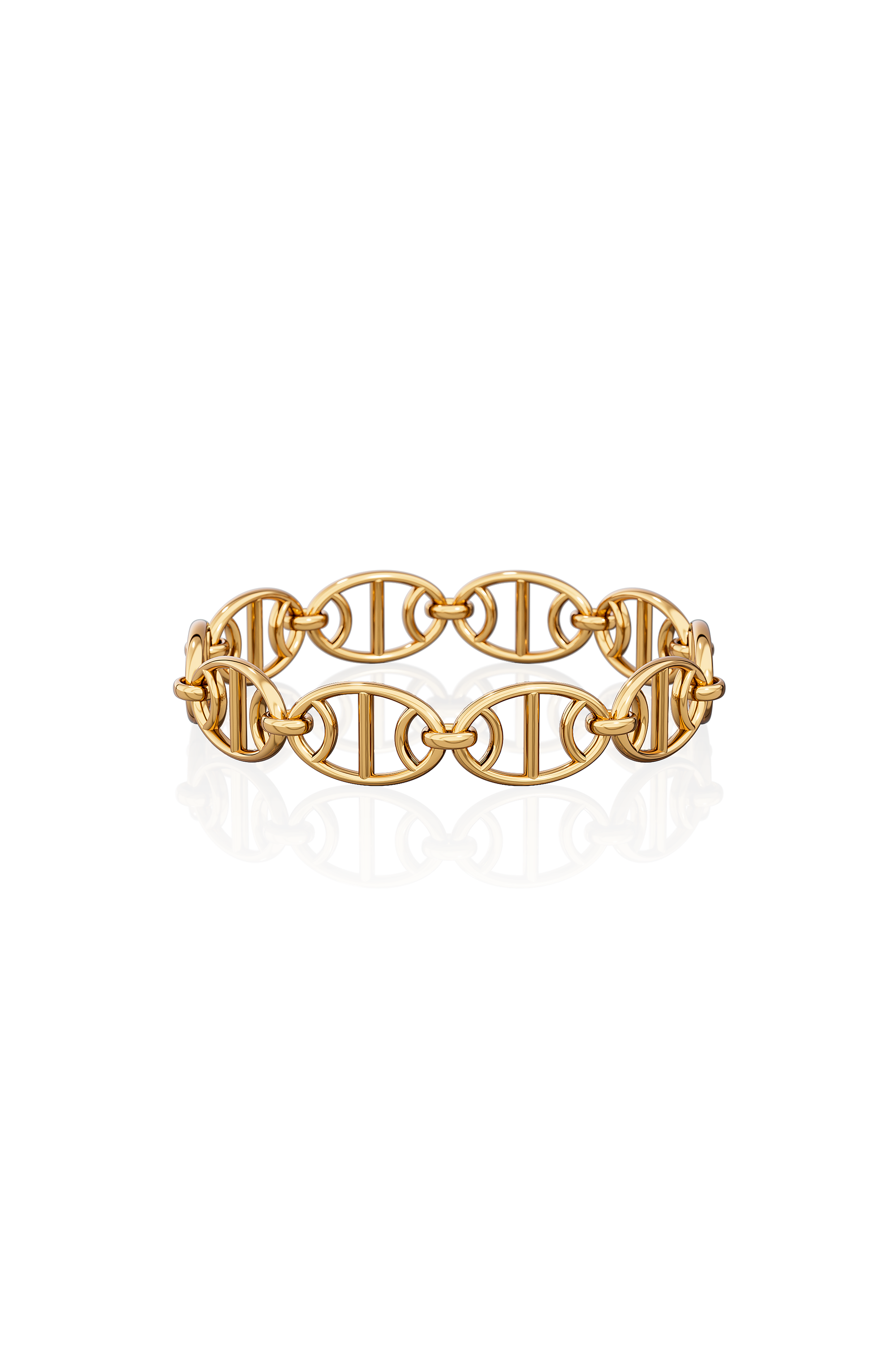 Oval Bracelet Gold