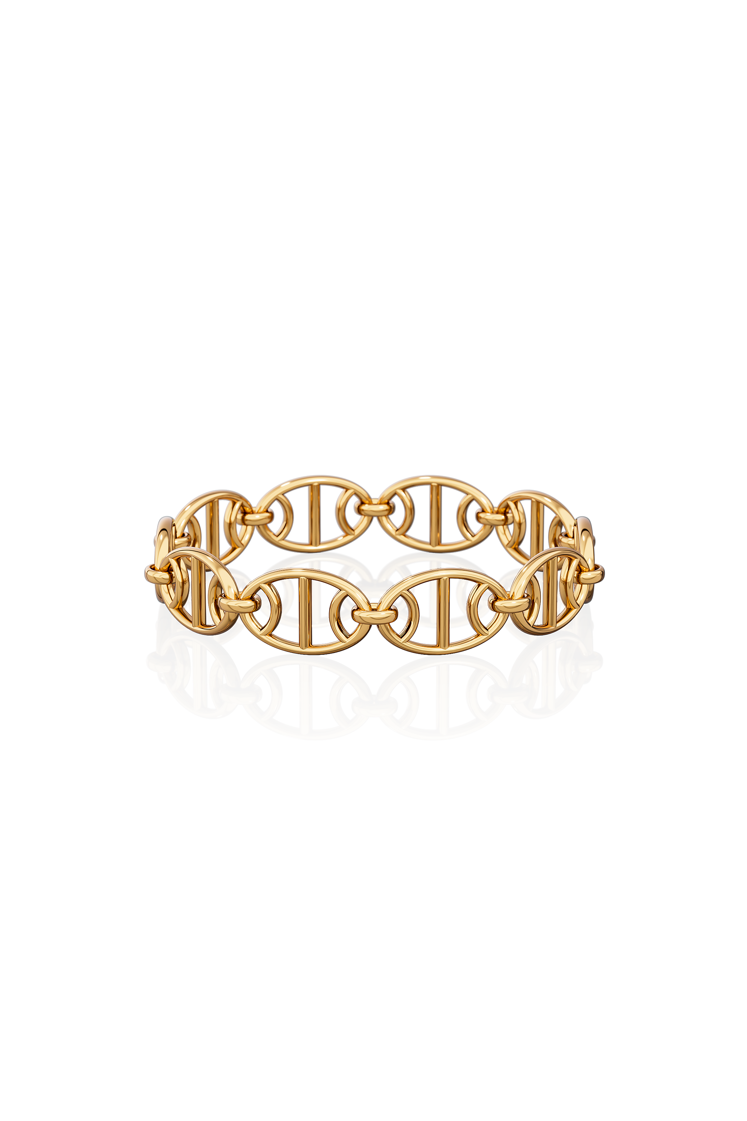 Oval Bracelet Gold