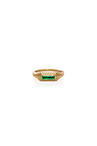Baguette Ring With Tourmaline