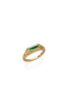 Baguette Ring With Tourmaline