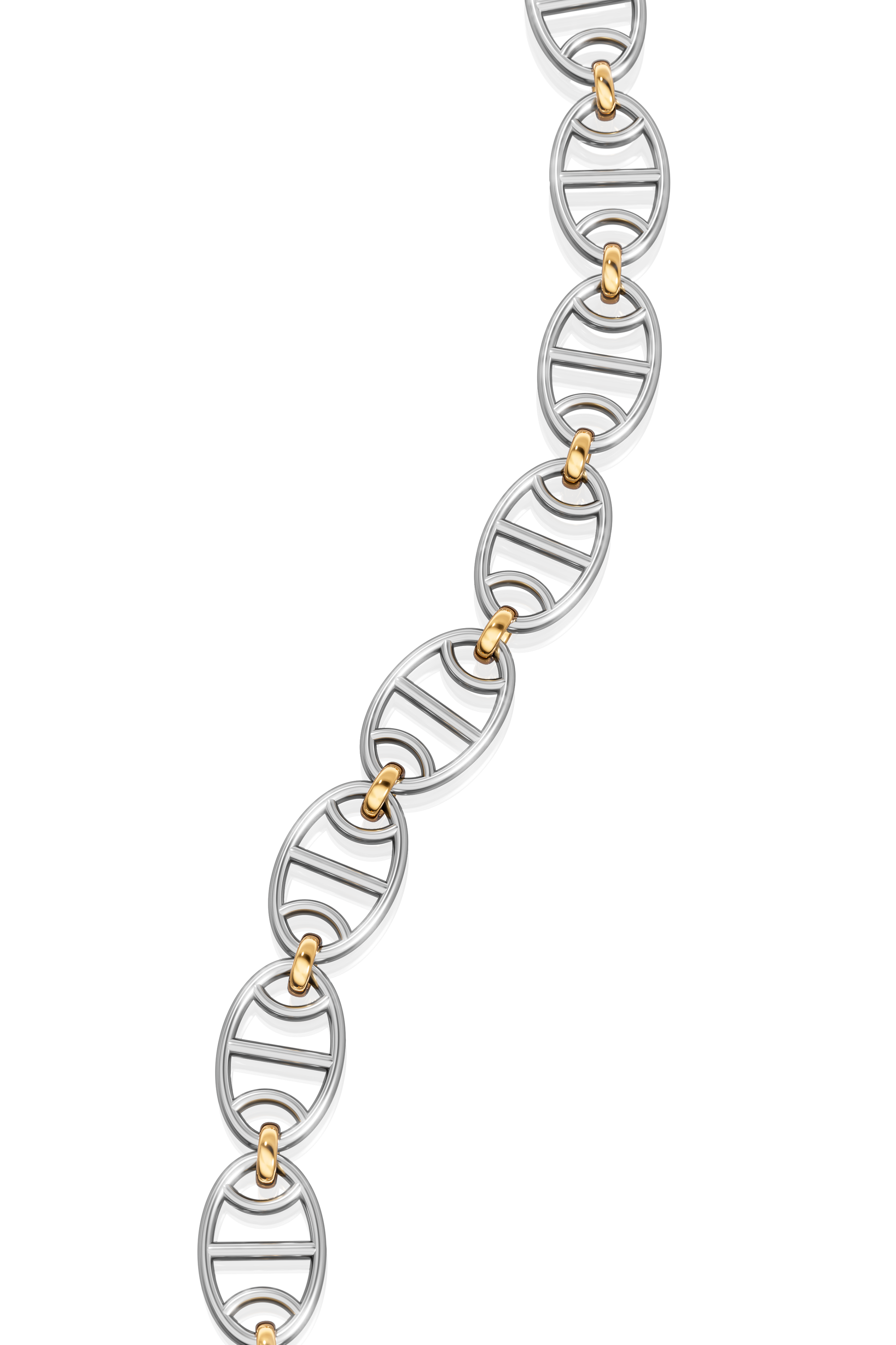 Oval Bracelet Gold & Silver