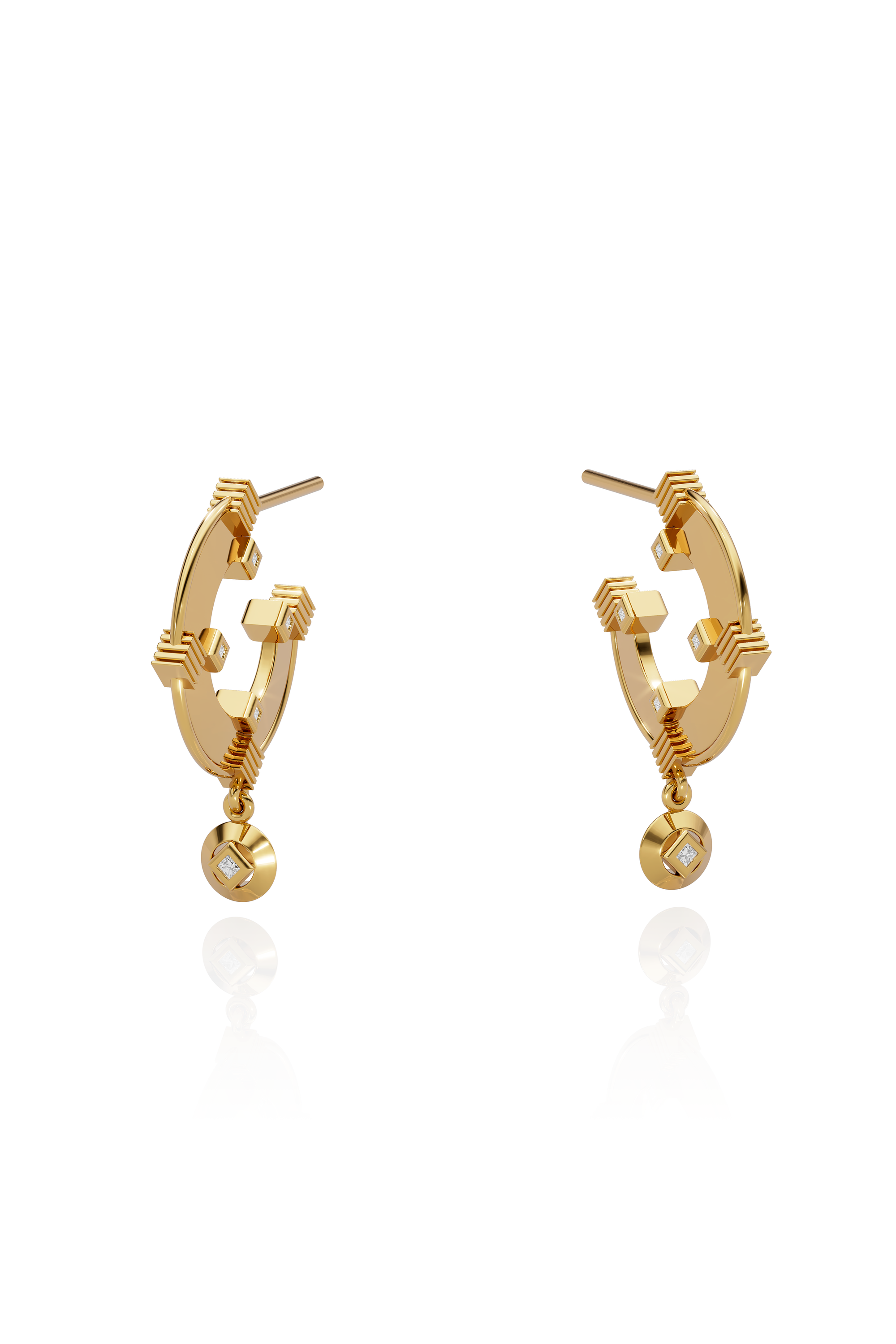 Compass Earring